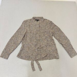 Banana Republic Brown Textured Knit Coat